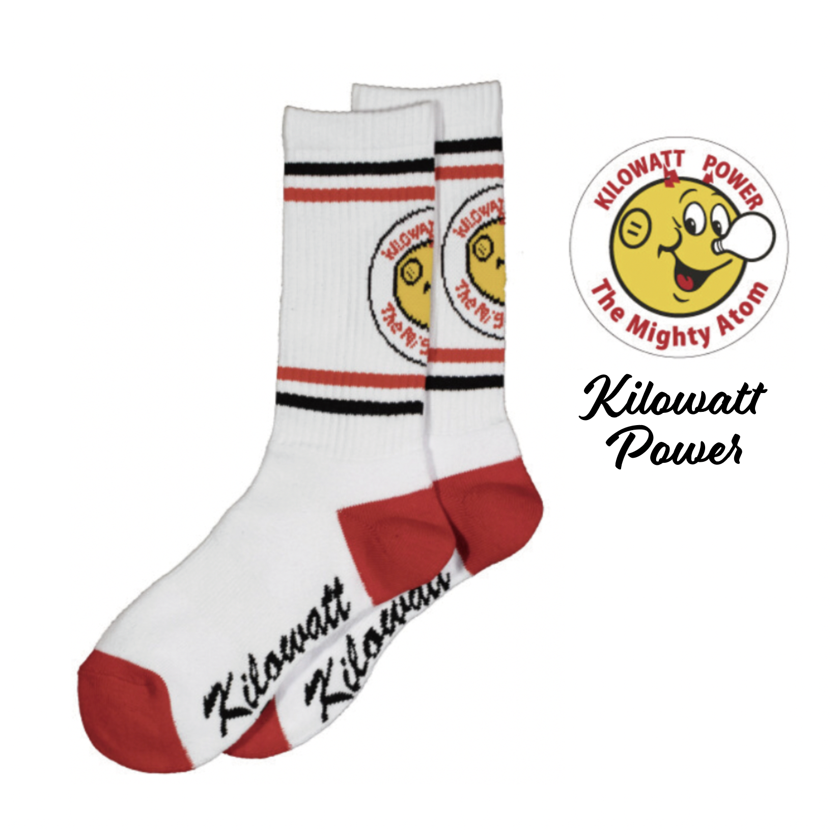 Reddy Kilowatt Advertising Socks