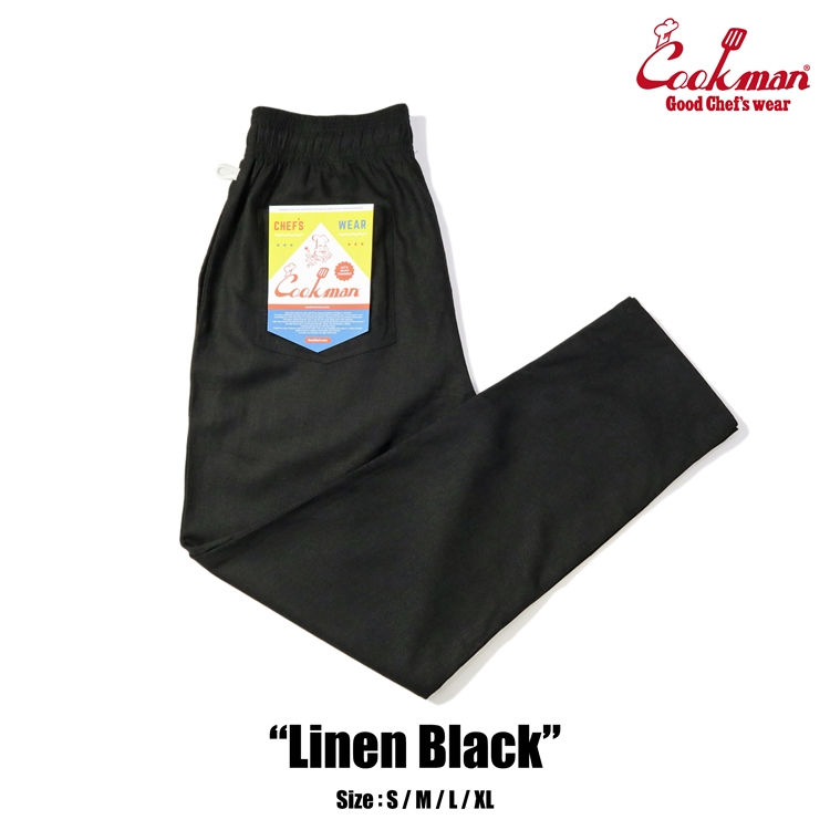 Cookman™️ Chef Pants #Linen Black