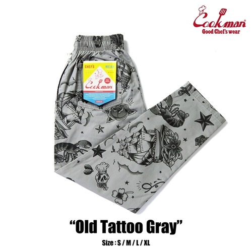 Cookman™️ Chef Pants #Old Tattoo Gray | CHOPTOP