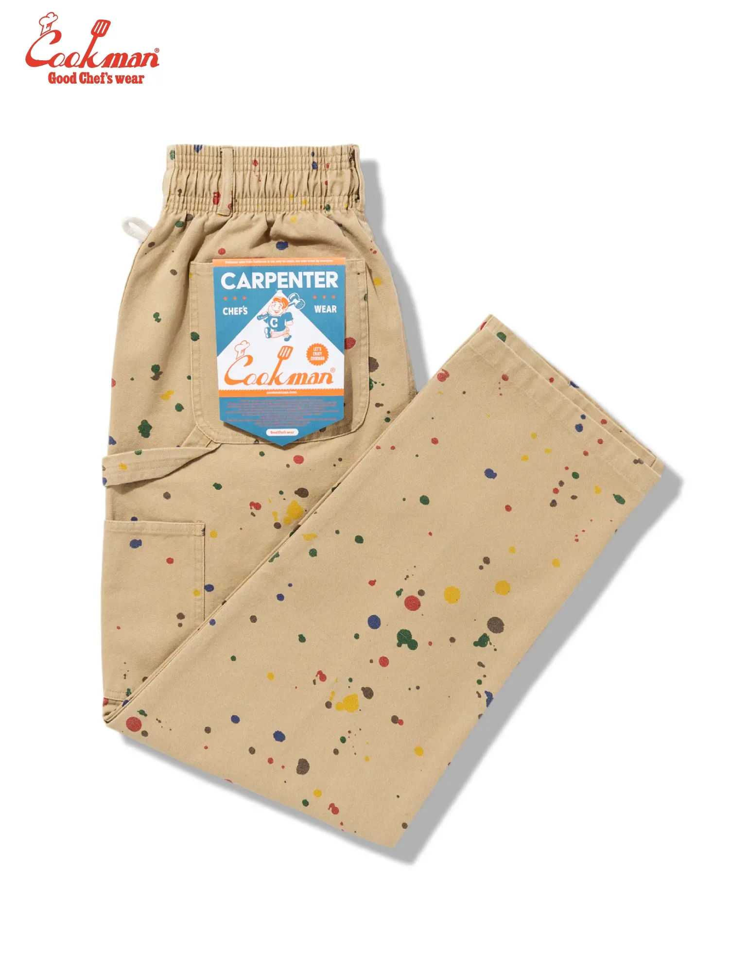 Cookman™️ Carpenter's Pants #11oz Washed duck canvas Sauce Splash