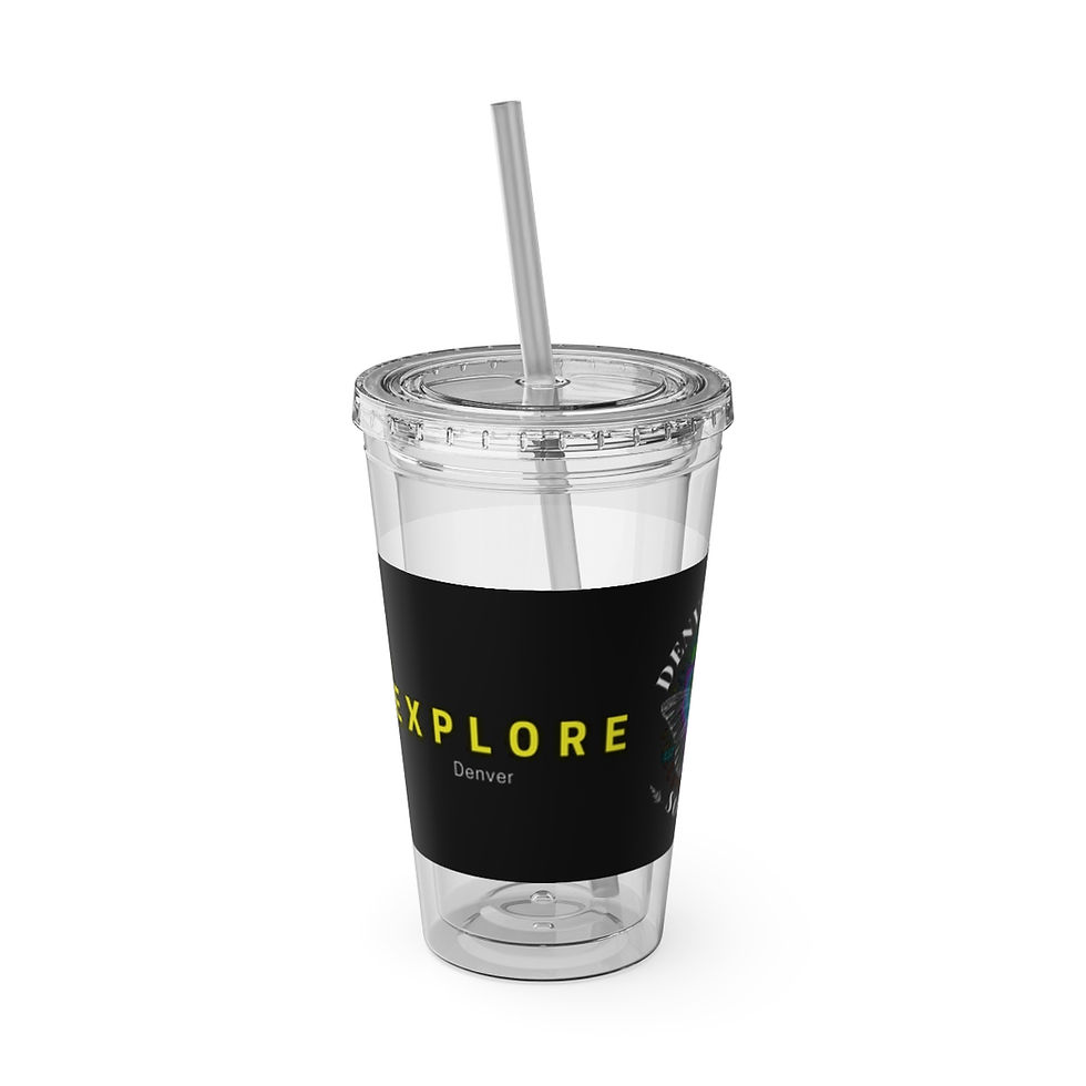 Thumbnail: Sunsplash Tumbler with Straw, 16oz