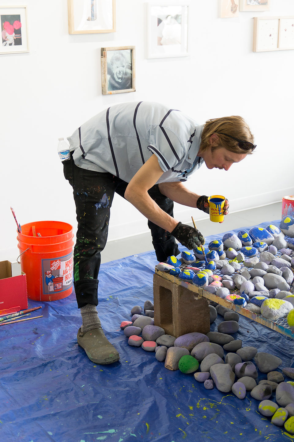 Thomas touching up