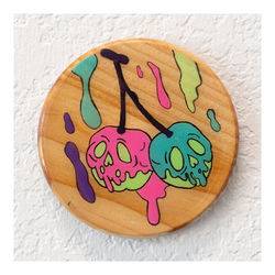Angelica Bueno. Skull Candy. Posca. 3 in round. 25_bordered