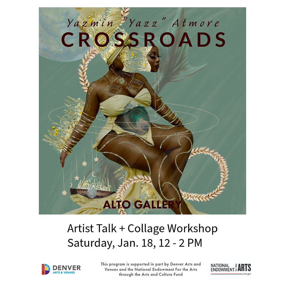 Yazmin "Yazz" Atmore Artist Talk + Collage Workshop