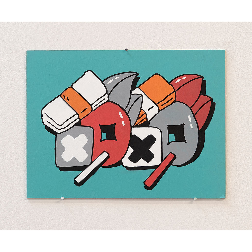 Tour. Ounces. Acrylic paint markers on wood panel. 12 in x 8 in. 80.jpg