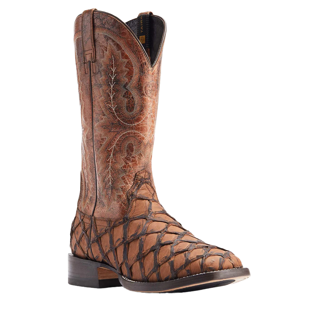 Ariat® Men's Deep Water Exotic Aged Tan Western Boots 10044421