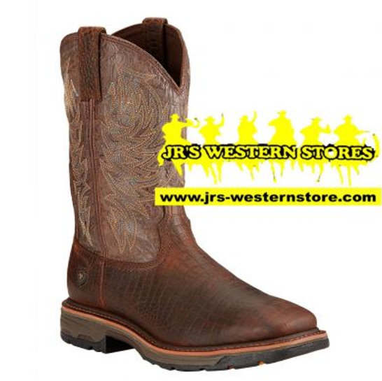 ariat workhog croc print