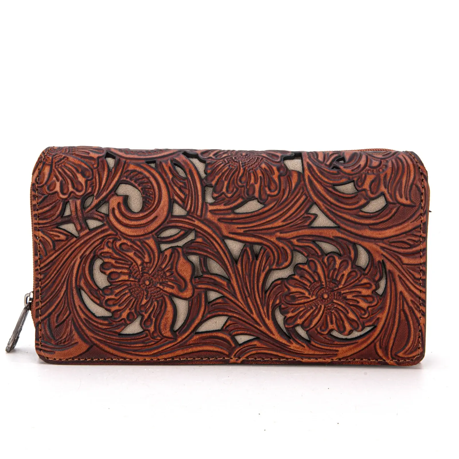 Trinity Ranch Floral Tooled Collection Wallet