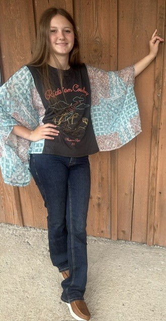 ZUTTER PUFF STITCH RIDE EM COWBOY KAFTAN