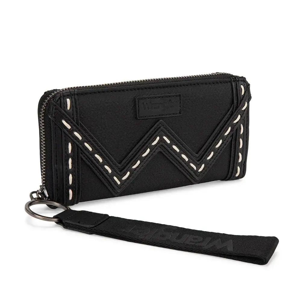 Wrangler Western Chevron Contrast Stitch RFID Wallet