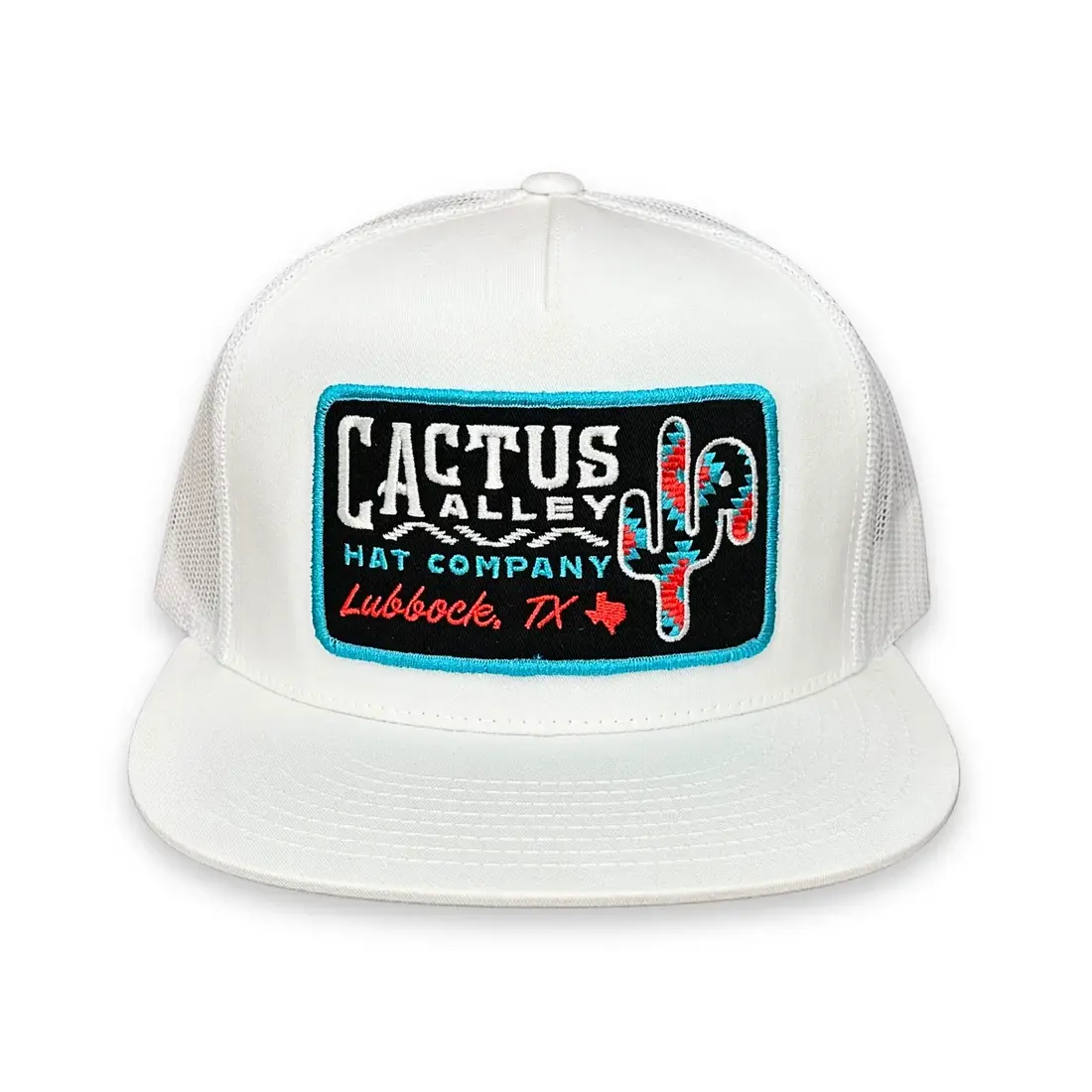 "New Mexico" - CA 6006 White/ White Mesh, Snapback Cap