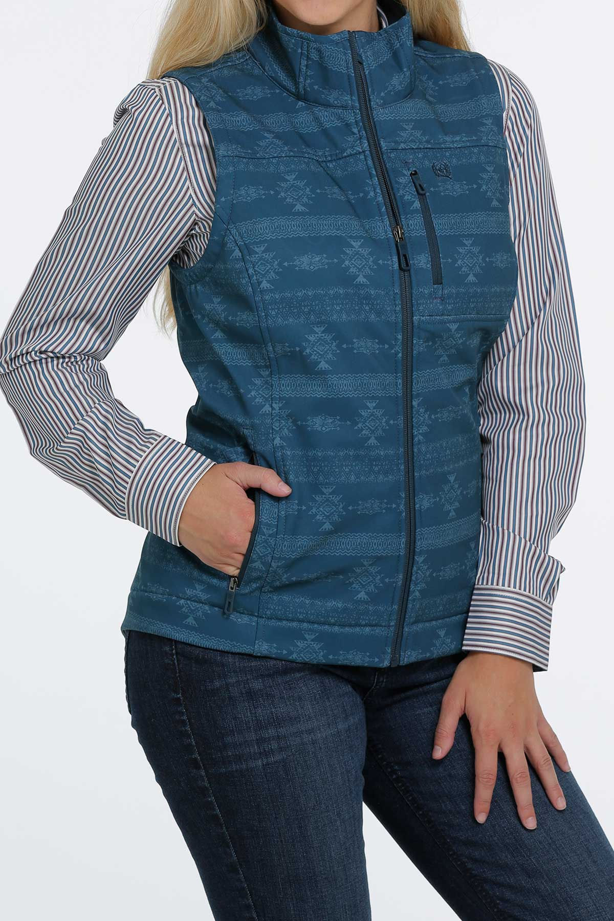 CINCH WOMENS CC BONDED VEST OW21 - TEA