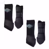Professional's Choice 2XCool Sports Medicine Boot Value 4 Pack- Black