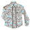 Thumbnail: COWGIRL HARDWARE YOUTH HAWAIAIN FLORAL L/S WESTERN SHIRT  TURQUOISE/OFF WHITE