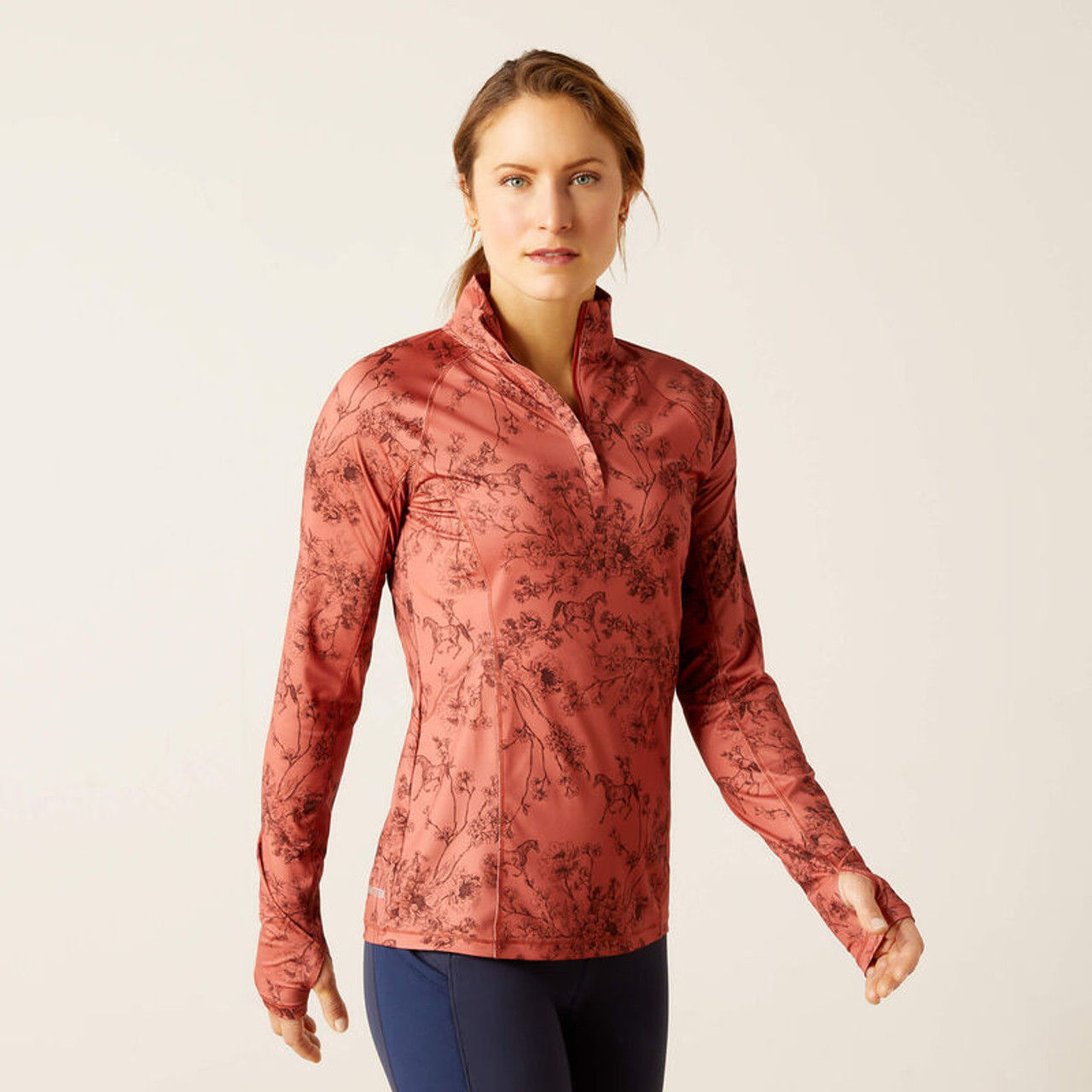 Ariat® Lowell 2.0 1/4 Zip Baselayer - Toile