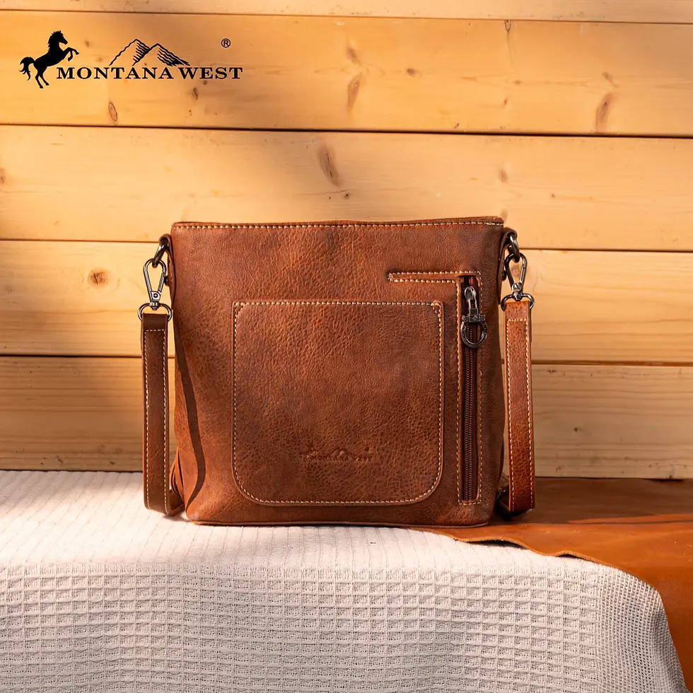Thumbnail: Montana West Tooled/Embroidered Collection Concealed Carry Crossbody