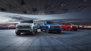 Picutre of the F-150 Lightning EV truck