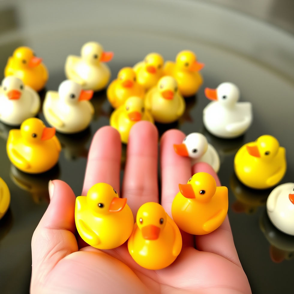 It is fun to both hide and find the ducks on board the ship!