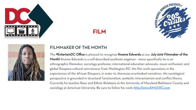 July 2019 Filmmaker of the Month