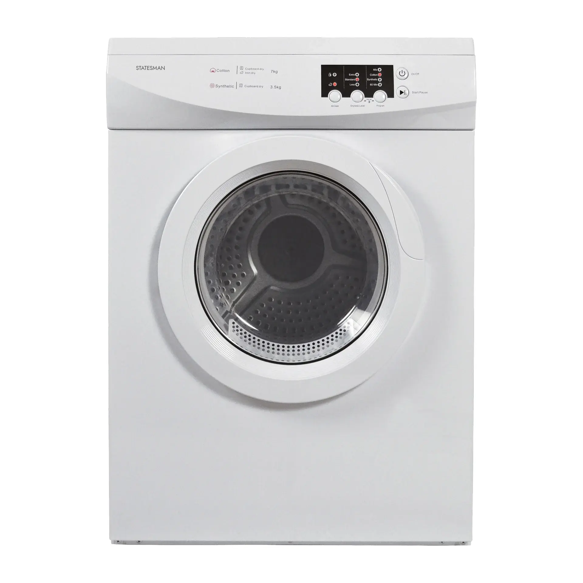 White Statesman dryer appliance