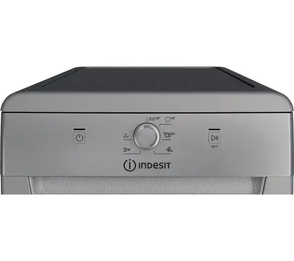 Thumbnail: Indesit IN2FE10CS90SUK 45cm Slimline Freestanding Dishwasher - 10 Place Settings