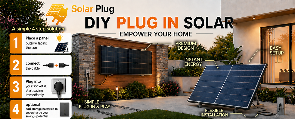 DIY Plug in Solar Kits: 4-step installation for home