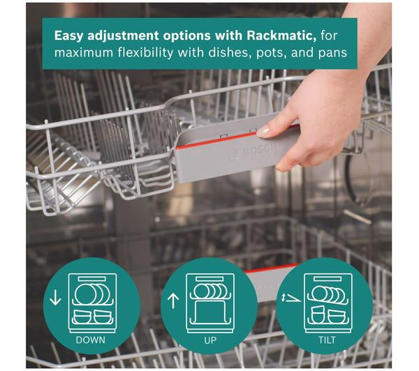 Thumbnail: Bosch SMH4HVX14G Integrated Dishwasher 14 Place Settings