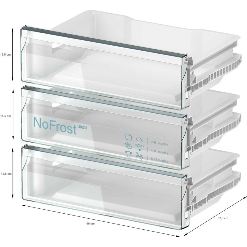 Thumbnail: NEFF GU7212FE0G N50 Built-In Undercounter No Frost Freezer – 85L