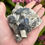 Thumbnail: blue pyrite in quartz