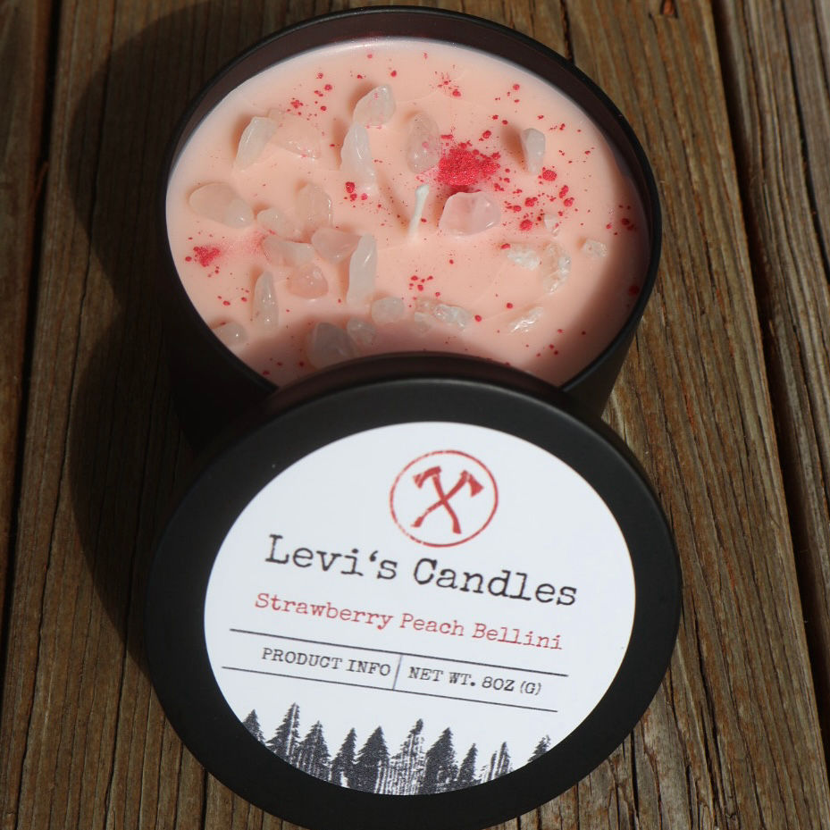 Strawberry Peach Bellini 