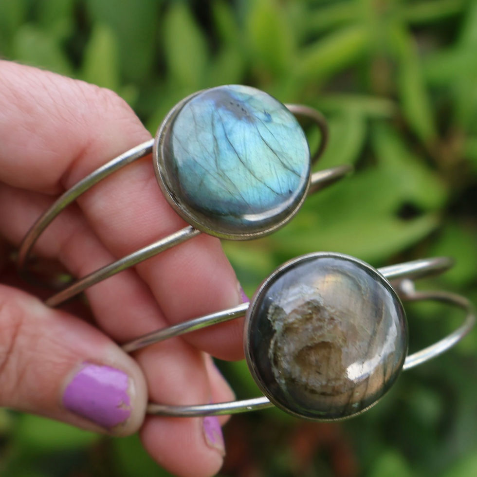 Thumbnail: Labradorite Cuff Bracelet 