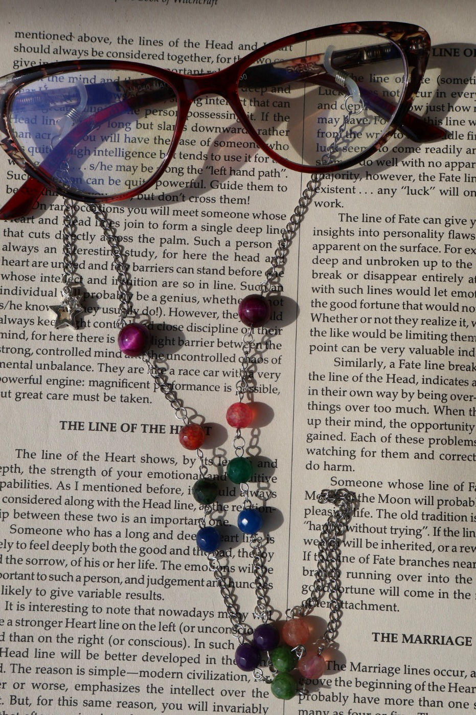 Thumbnail: Agate Crystal Eyeglass Chain