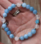 crystal beaded stretch bracelet