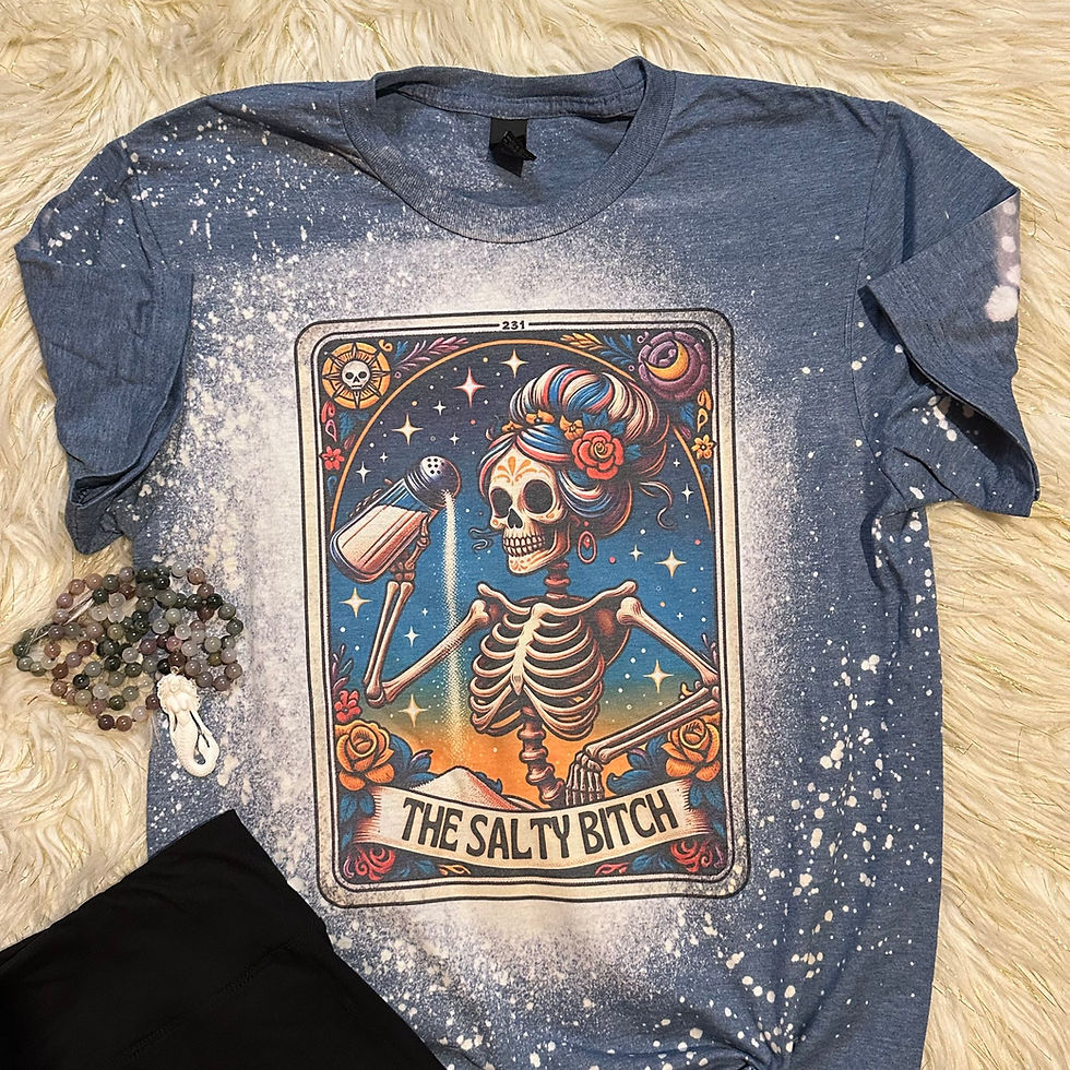 Thumbnail: the salty bitch tarot tee