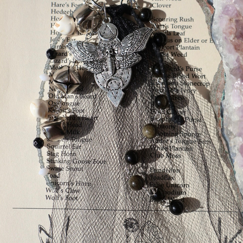 Thumbnail: Lunar Death Moth Purse Charm 