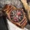 Thumbnail: Walnut Wood Chronograph Luxury Men's Fashion Wrist Watch