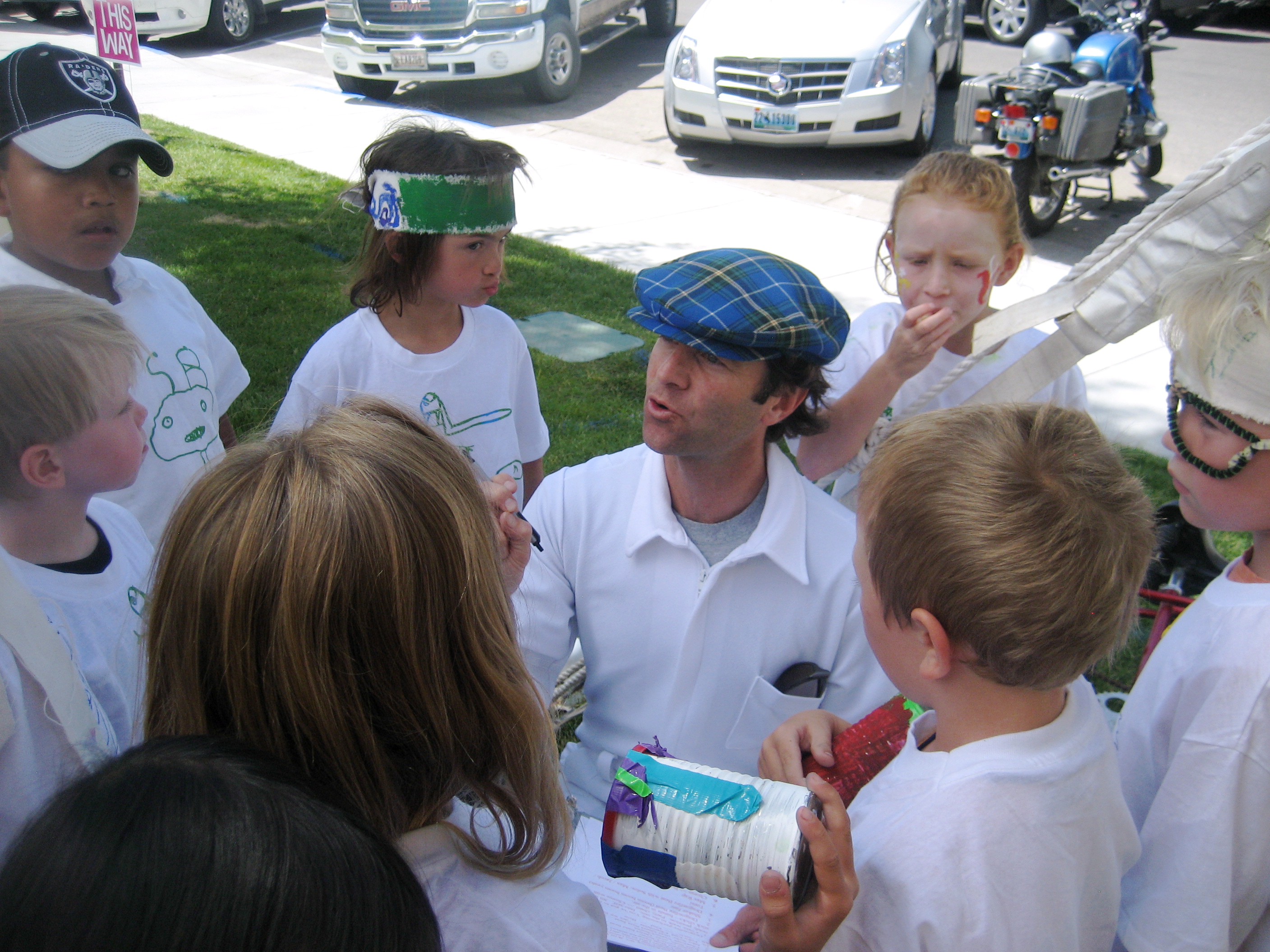 Justin at art camp