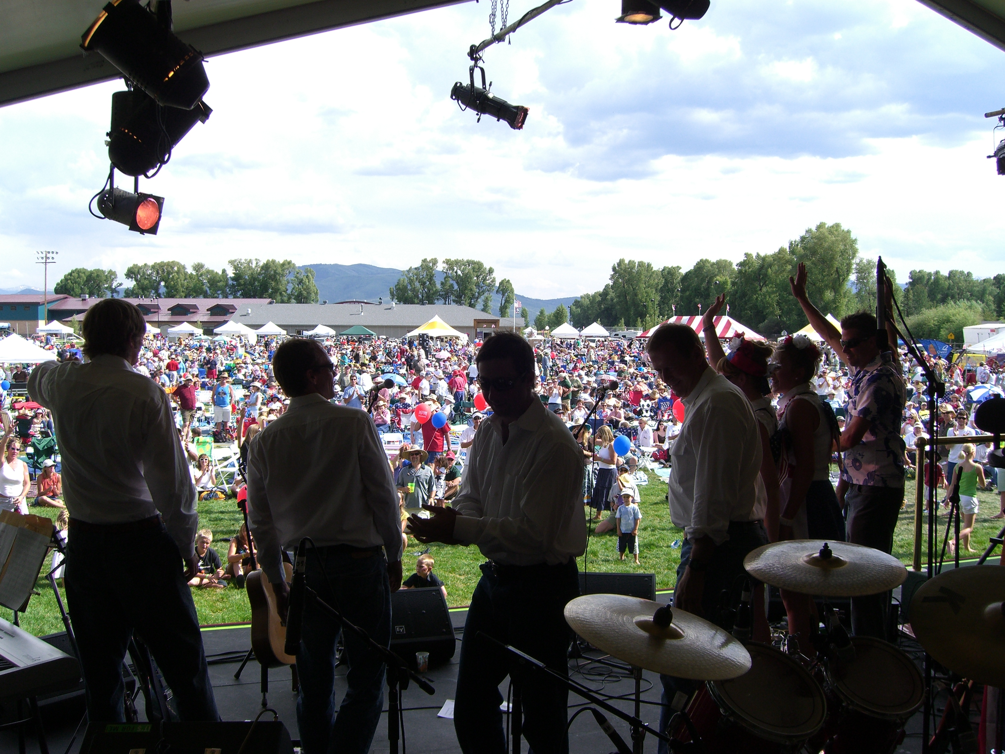 MA with July 4th Croud