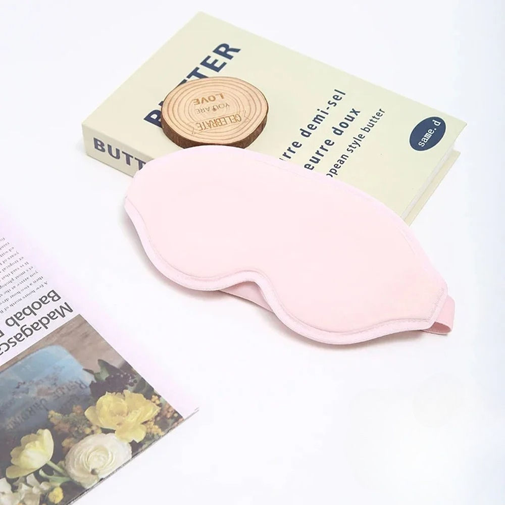 3D Contoured Sleep Mask – Adjustable Light-Blocking Eye Mask
