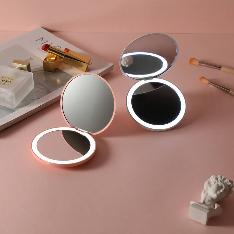 Portable LED Makeup Mirror with 3 Light Modes