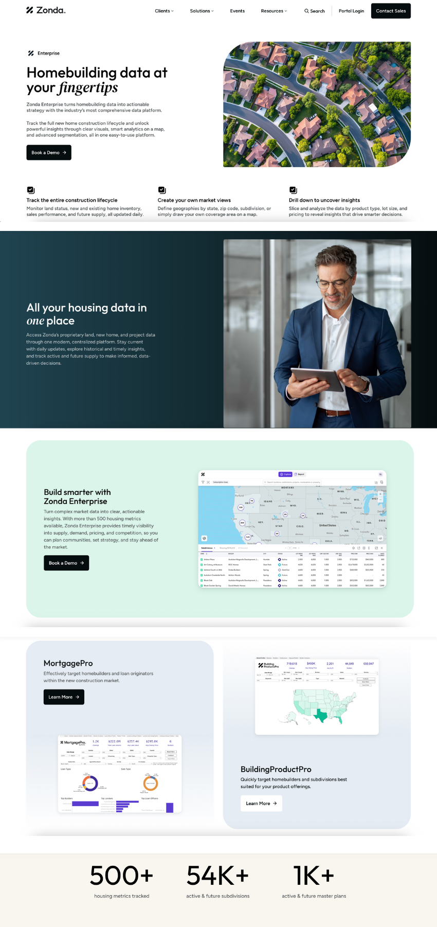 zonda-website-copywriting-example