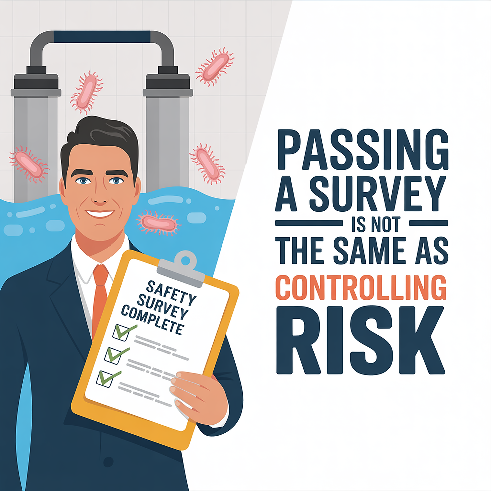 Passing a Survey Is Not the Same as Controlling Risk
