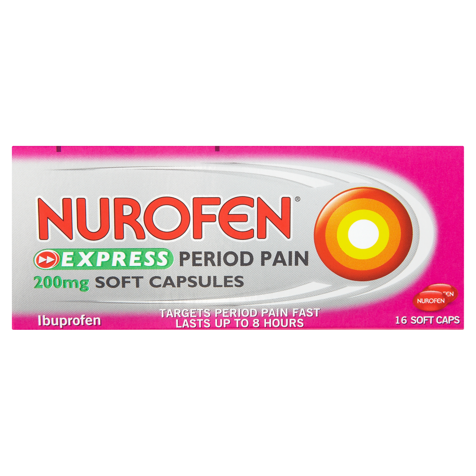 Nurofen Express Period Pain - 16 x 200mg Soft Capsules