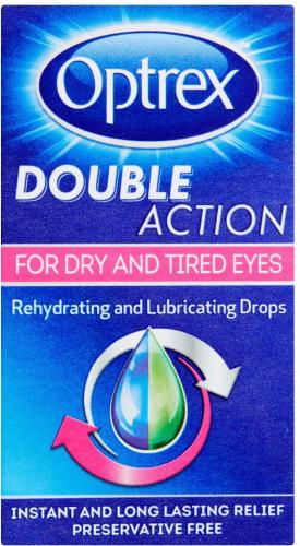 Optrex Double Action Dry & Tired Eye Drops – 10ml