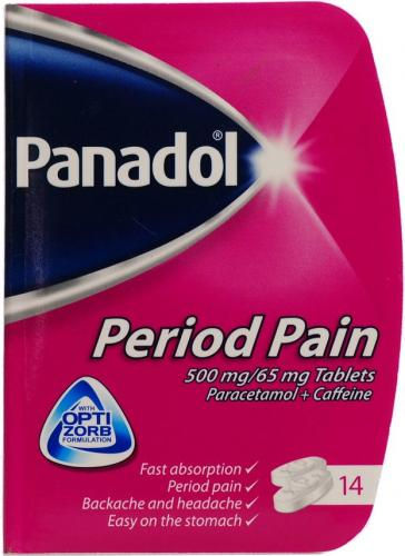 Panadol Period Pain - 14 x 500mg/65mg Tablets