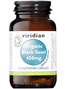 Viridian Organic Black Seed Capsules 30 caps