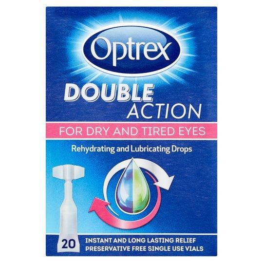 Optrex Double Action Dry & Tired Eye Drops – 20ml
