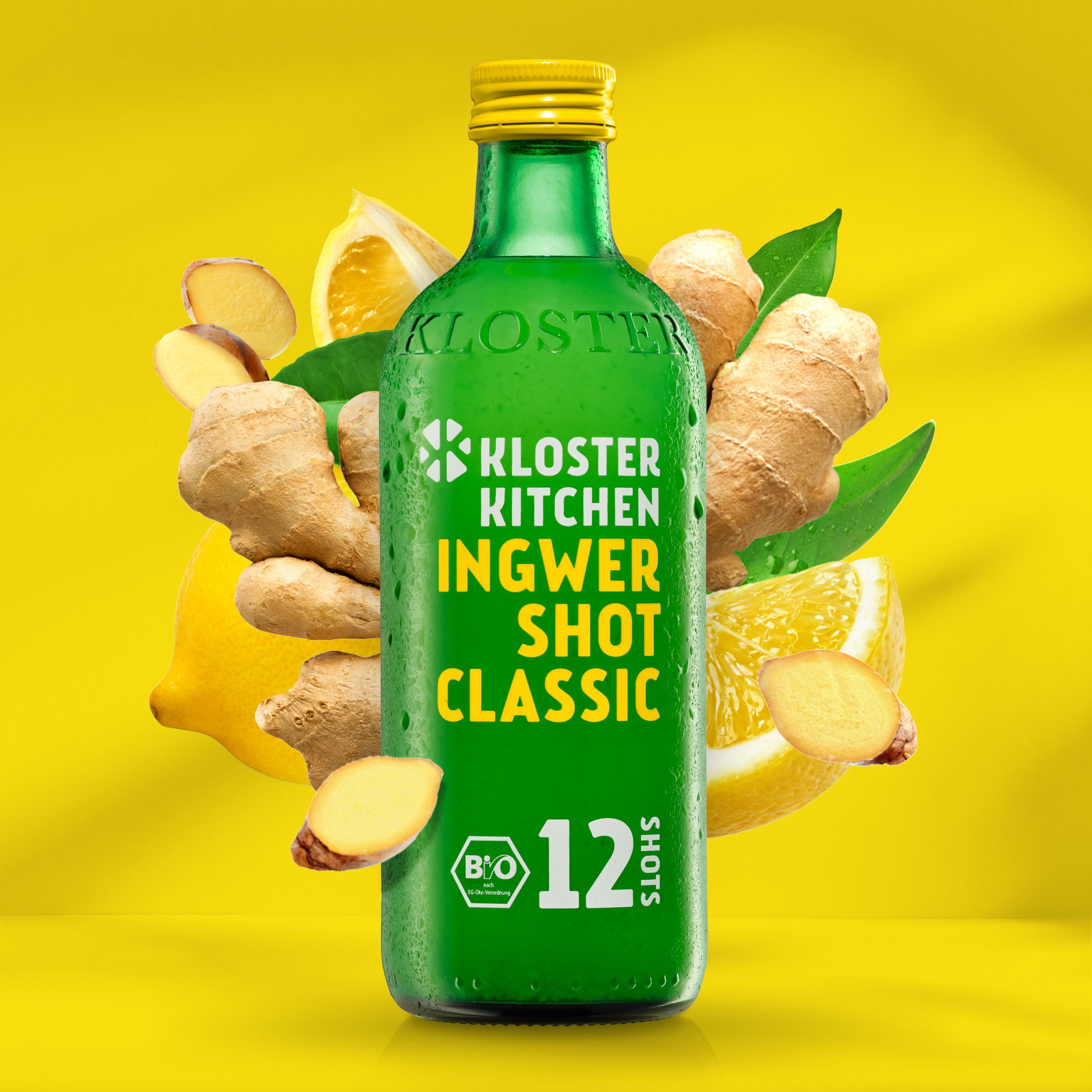 Ginger Classic 12 Shot, bout. de 360 ml (Gingembre Citron)