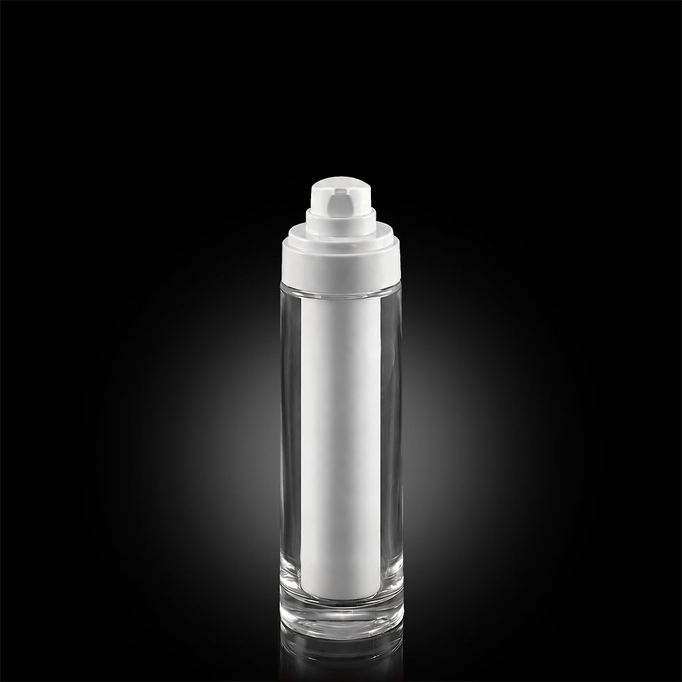 縮圖：50毫升玻璃真空 瓶 護膚品包材