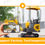 Thumbnail: Mini Excavators 2 Ton EPA Kubota Engine mini Digger Farm Small Excavator 1 Ton 3